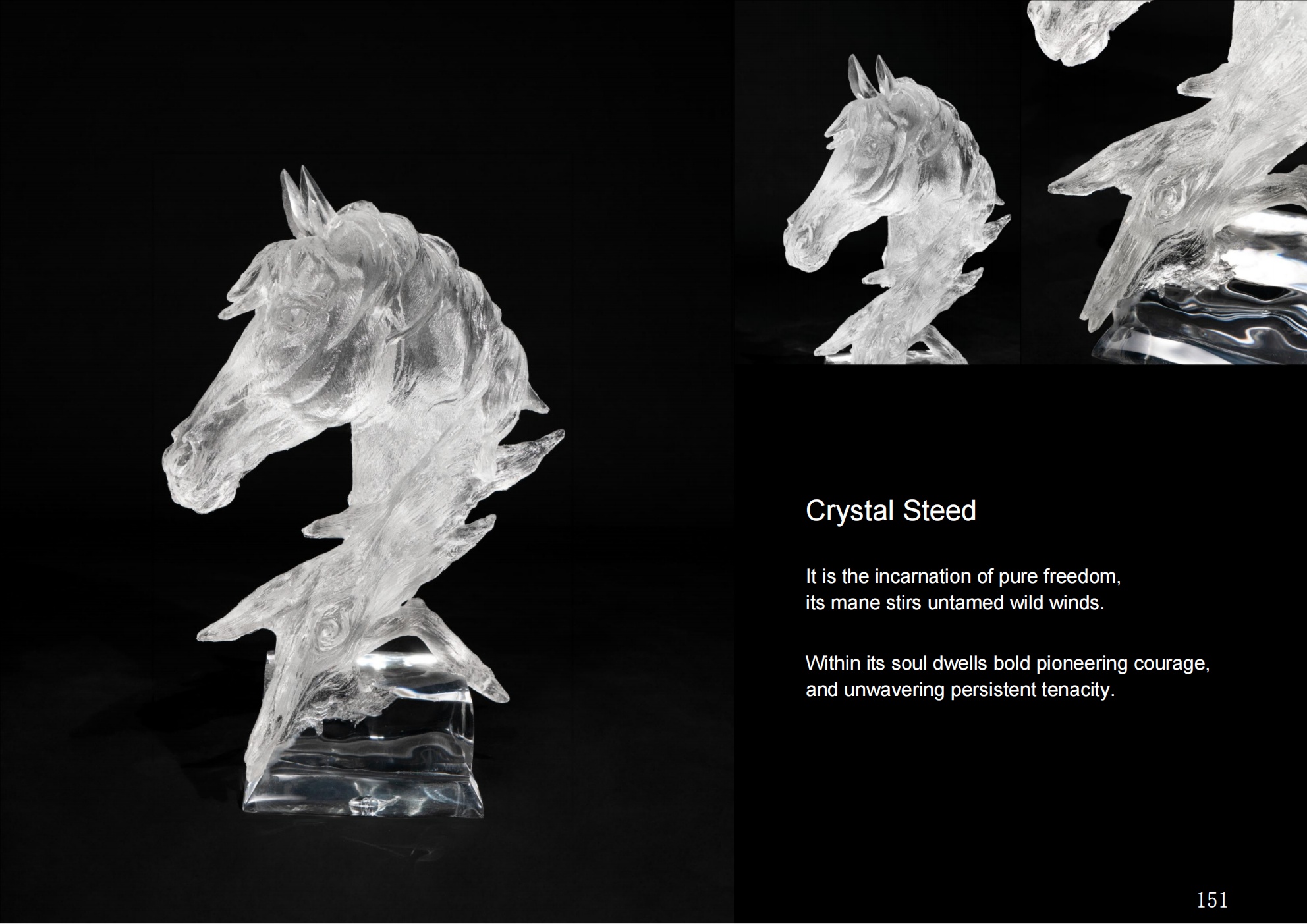 Crystal Steed Ornament